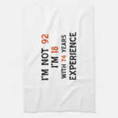 第82誕生日のデザイン キッチンタオル (縦)