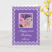 第82誕生日のバラ(変更の年齢) カード (黄色い花)