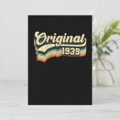 第82誕生日ギフトオリジナル男性生まれ女性1939 招待状 (スタンド正面)