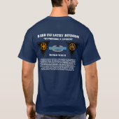 第83歩兵師団ティー Tシャツ (裏面)