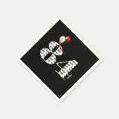 第84回誕生日パーティー風船 スタンダードカクテルナプキン (角)