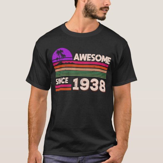 第84誕生日女子1937素晴らし年以降 Tシャツ (正面)