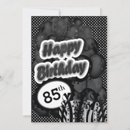 第85マイルストーン誕生日 招待状