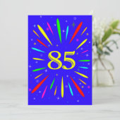 第85回誕生日パーティーの招待状の爆発 招待状 (スタンド正面)