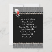 第85回誕生日パーティーへの招待 招待状 (裏面)