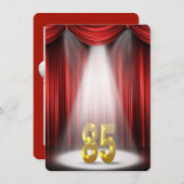 第85回誕生日パーティー 招待状 (正面/裏面)