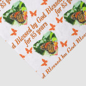 第85回誕生日賛美バイゴッドバタフライデザイン 薄葉紙 (詳細)