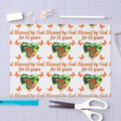 第85回誕生日賛美バイゴッドバタフライデザイン 薄葉紙 (クラフト)