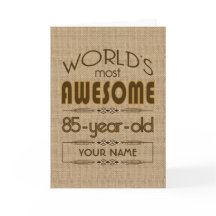 第85回誕生祝い・ワ最高のールド・ファブ