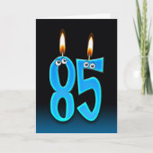 第85誕生日キャンドル カード (正面)