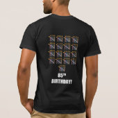 第85誕生日Tシャツ(ろうそく付) Tシャツ (裏面)