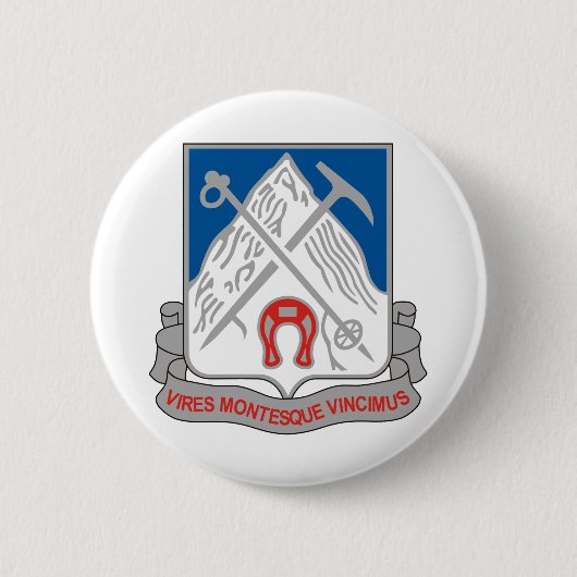 第87歩兵連隊 缶バッジ (正面)