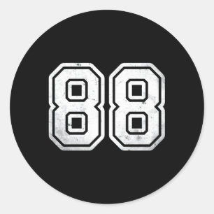第88回ホワイトスポーツジャージー88th ラウンドシール