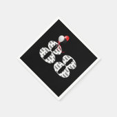 第88回誕生日パーティー風船 スタンダードカクテルナプキン (角)