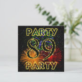 第89回バースデーパーティーの花火大会 招待状 (スタンド正面)