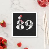 第89回誕生日パーティー風船 スタンダードカクテルナプキン (インサイチュ)