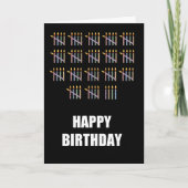 第89誕生日（ろうそく） カード (正面)