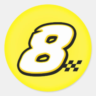 第8 -ステッカー ラウンドシール