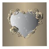 第8・19位の銅/第21位の真鍮バラハート4枚 フォトキューブ (右)