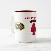 第8 PSYOPの大隊のマグ ツートーンマグカップ (正面左)