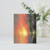 第9の波(1850)、Ivan Aivazovsky著。油 ポストカード (スタンド正面)