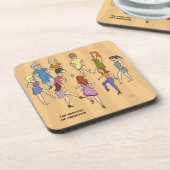 第9クリスマス(踊っている9人の女性)のコースターの日 コースター (左側)