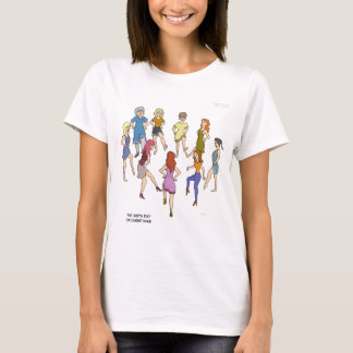 第9クリスマス(踊っている9人の女性)のTシャツの日 Tシャツ