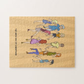 第9クリスマス(9人の女性)のジグソーパズルの日 ジグソーパズル (横)