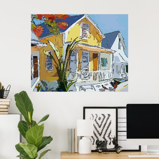 第9区鶏 ポスター (ホームオフィス)