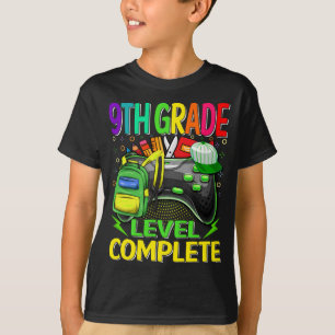 第9学年レベル完全ビデオゲーム Tシャツ