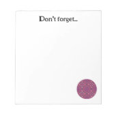 第9巻万華鏡のように千変万化するパターン第6巻 ノートパッド (正面)