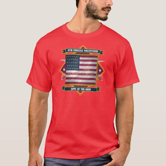第9期インディアナ歩兵シャツ Tシャツ (正面)