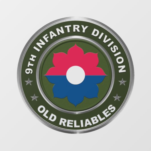 第9歩兵師団 ウィンドウサイン (シート)