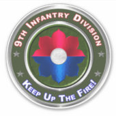 第9歩兵師団 シール (正面)