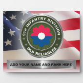 第9歩兵師団 フォトプラーク (正面)