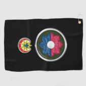 第9歩兵部門のパカスタマイズッチおよびInsignia ゴルフタオル (横)