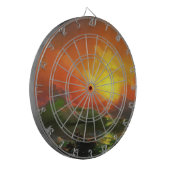 第9波（夕焼けを伴う嵐の海） ダーツボード (正面左)