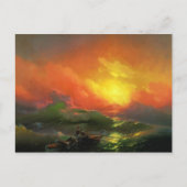 第9波Aivazovsky Ivan著 ポストカード (正面)