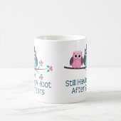 第9結婚記念日のやじり声のためのギフト コーヒーマグカップ (中央)