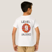 第9誕生日コンピュータゲーマー Tシャツ (裏面フル)