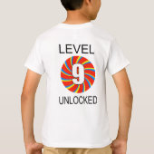 第9誕生日コンピュータゲーマー Tシャツ (裏面)