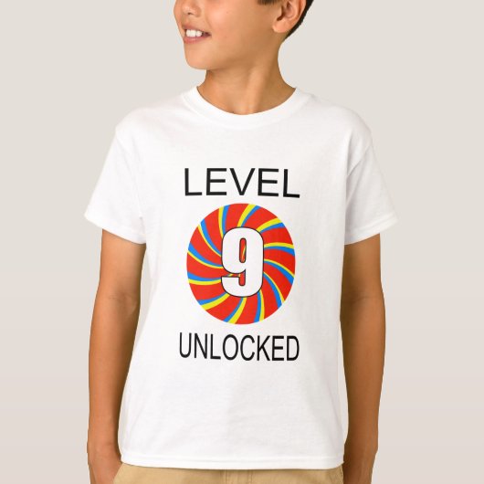 第9誕生日コンピュータゲーマー Tシャツ (正面)