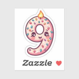 第9誕生日シール シール