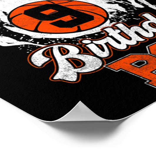 第9誕生日テーマ誕生日ボーイ9Yrs Ol ポスター (角)