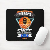 第9誕生日バスケットボール選手権九歳ボーイギ マウスパッド (マウス)