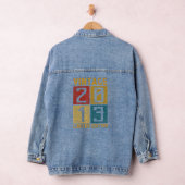 第9誕生日ヴィンテージ2013生まれ年2013年9歳B デニムジャケット (ハンガー)