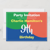 第9誕生日招待状 (正面)