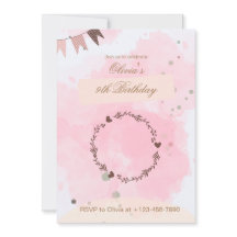 第9誕生日招待状