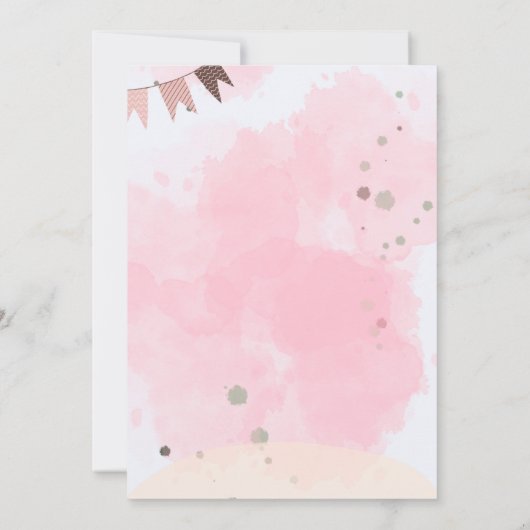 第9誕生日招待状 招待状 (裏面)