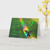 第9誕生日 カード (黄色い花)